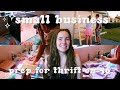 Small business week in the life  craft fair prep  lots of sewing  shop updates  studio vlog 74