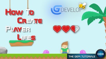 How to create player lives : GDevelop 5