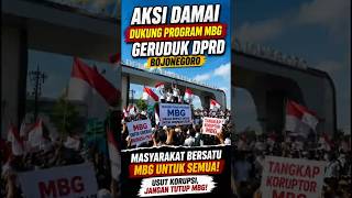 Aksi Relawan MBG Bojonegoro, Di Depan DPRD  #bojonegoro #beritaterkini #mbg #sppg #prabowo #dprd