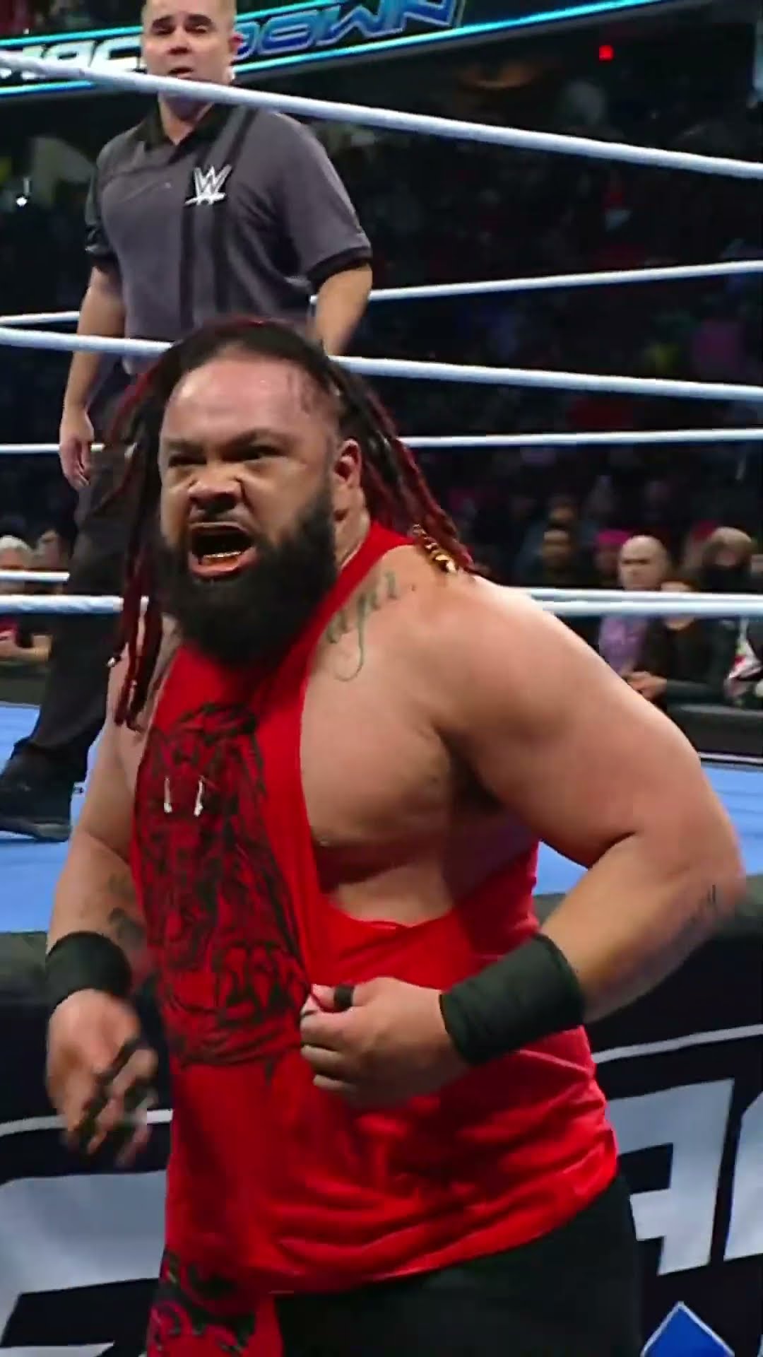 Solo Sikoa spikes Tama Tonga and Jacob Fatu is NOT happy