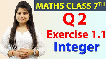 Q 2(a to c), Ex 1.1 - Integers - Chapter 1, Maths Class 7th - NCERT, CBSE