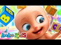 Learn alphabet with johny johny  abc song for kids   1 hour learning kids songs  looloo kids