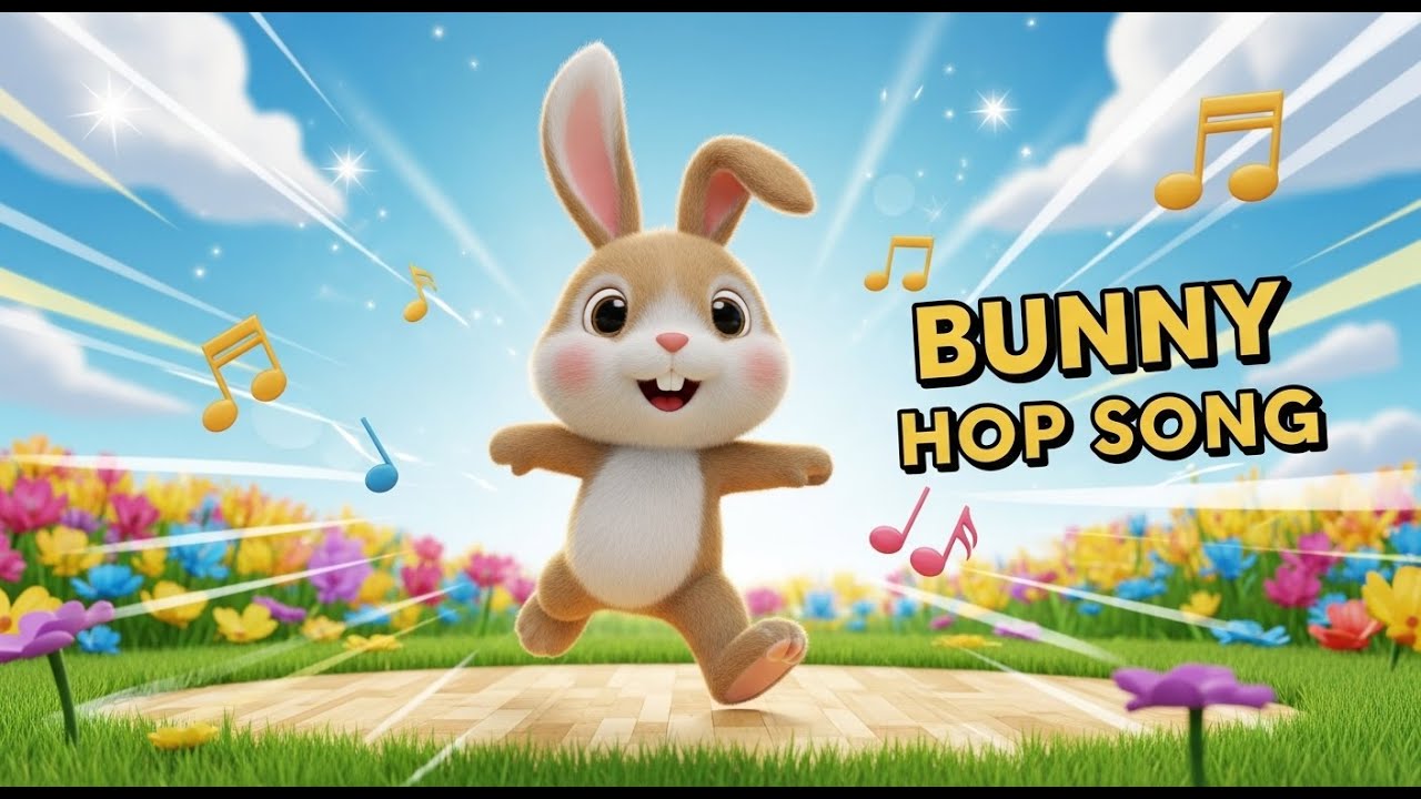 Bunny Hop Song | Fun 3D Dance & Movement for Kids | Buzzy Tune’s Time ...