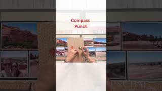 Morocco Scrapbook Layout | Compass Punch Inspiration