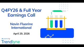 Download lagu Navin Fluorine International Earnings Call for Q4FY26 & Full Year