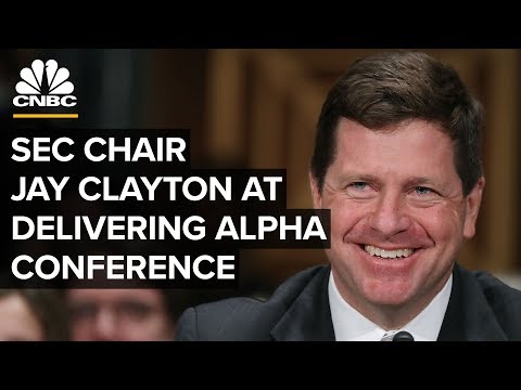 SEC Chairman Jay Clayton speaks at Delivering Alpha conference – 09/19/2019