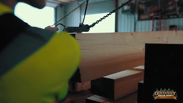 Log Home manufacturing in action!