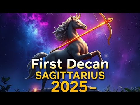 العشرية الأولى لبرج القوس 2025 سر النجاح والتغيرات التي ستغير حياتك بالكامل برج القوس توقعات 2025