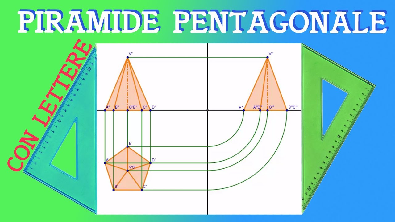 Proiezione Ortogonale Di Una Piramide Pentagonale By Lezioni