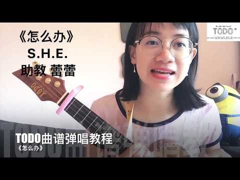 【TODO烏克麗麗單曲教學】手把手5分鐘讓你會彈唱S.H.E.《花样少男少女》插曲《怎么办》