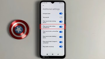 How to enable/disable Play sound when taking screenshot on Poco C40 Android 11