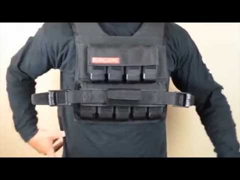 BOX weighted vest - front belt demo 