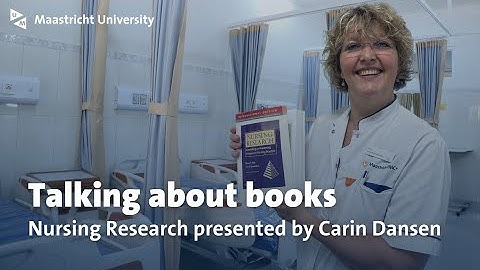 Talking about Nursing research, with Carin Dansen, nursing scientist at MUMC+.