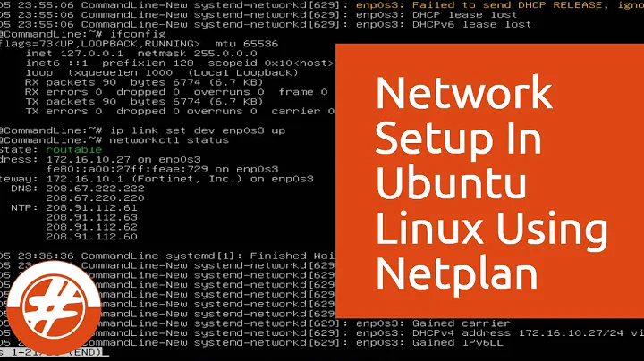 004 - How To Setup Network Configuration In Ubuntu 20.10 | How To Use Netplan For IP Configuration