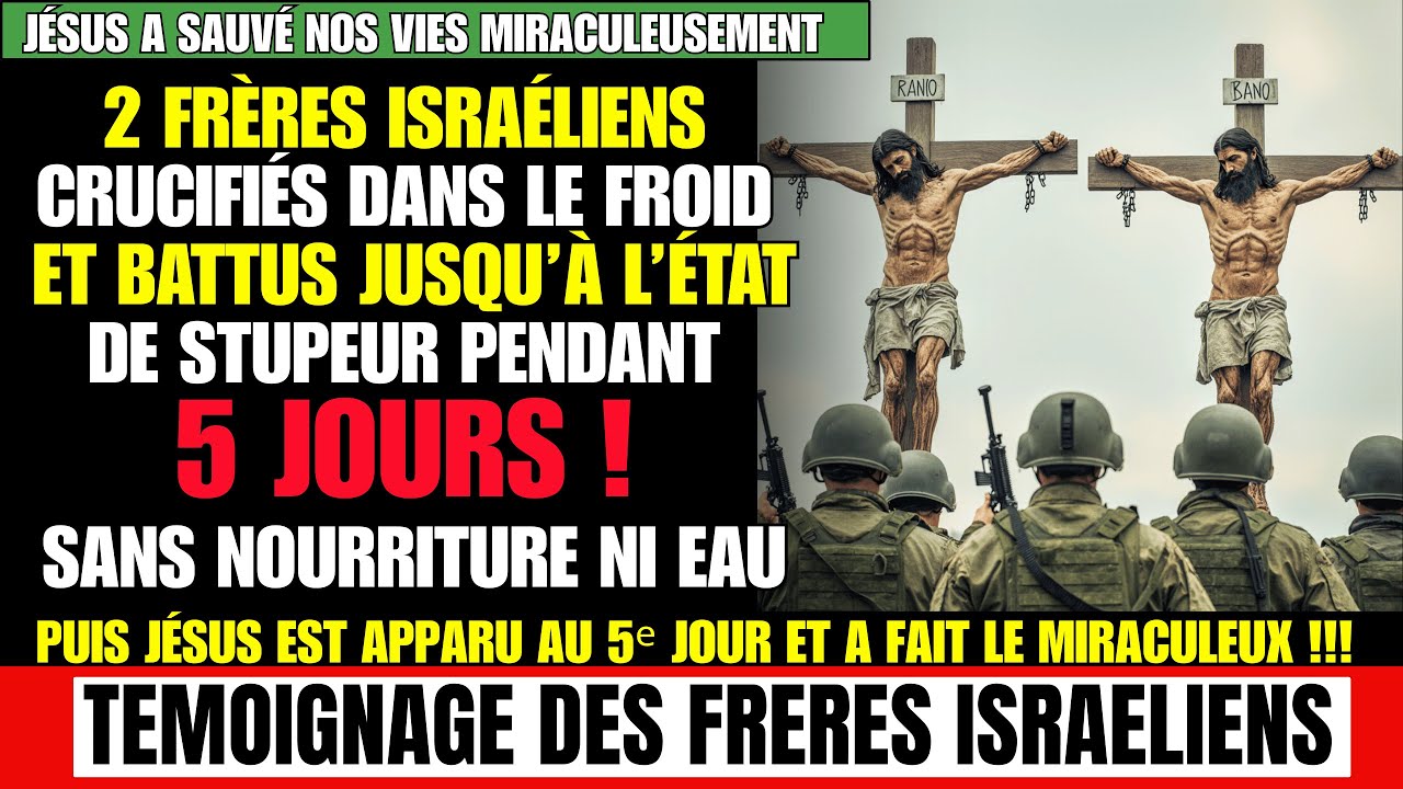 Frères Israéliens Crucifiés en Iran pour Avoir Parlè de Jésus… Et Ils ont Survécu par un Miracle !