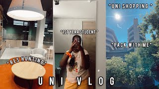 Uni vlog: pack with me|| uni shopping||move in with me into res|| dairies of a first year student