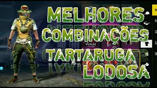 Melhores Combinações De Roupas Com O Pacote Tartaruga Lodosa No Free Fire