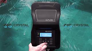 CAS Vapure - Main Menu - Pump Setting Tutorial