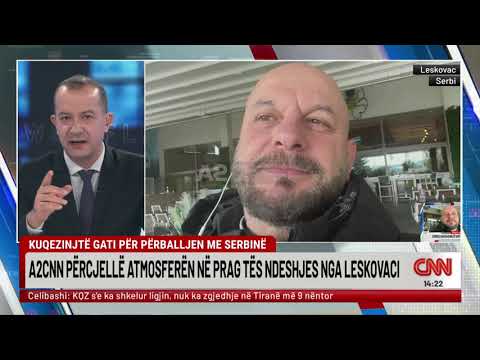 Prag ndeshje Serbi-Shqipëri, A2CNN përcjell atmosferën. Ja çfarë ndodh në Leskovac! -Altin Sulçe