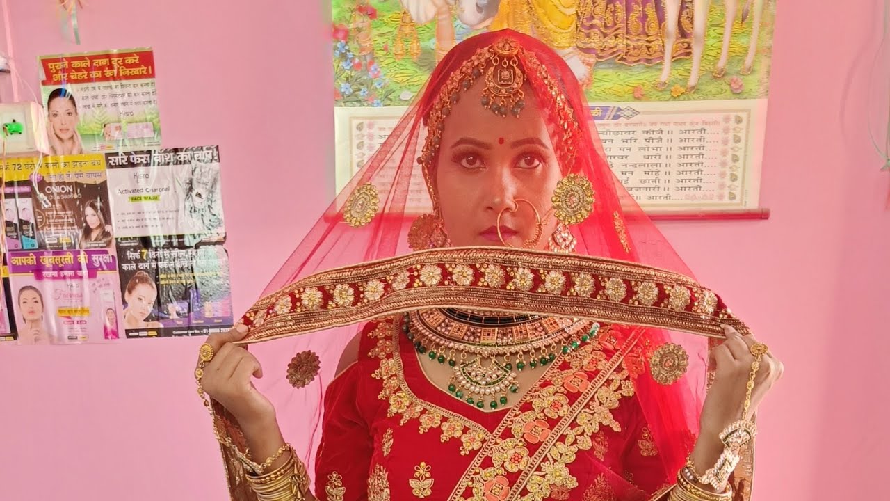 Rajput meakup practice #eyemakeup #Makeup #Poshk meakup #Rajputi meakup ...
