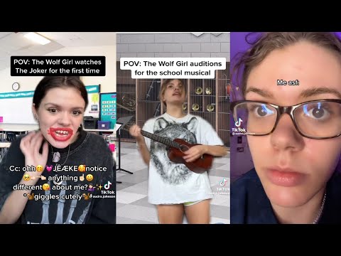 audra.johnson wolf girl tiktok compilation