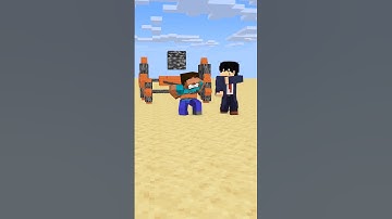 HELP Herobrine To Power Up With Heavier And Heavier Bedrock #friendship #shorts #trending #anime