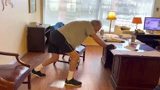 Bent Over Row Hand On Higher Surface