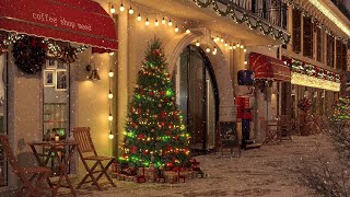 Winter Christmas Eve Coffee Shop Ambience at the Street with Christmas Smooth Jazz for Relax by Coffee Shop Mood 2,657 views 1 year ago 8 hours, 9 minutes