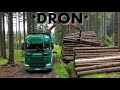 *Holbra DRON* Scania in nice forest
