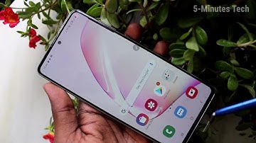 How to change navigation buttons in Samsung Galaxy Note 10 Lite