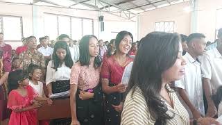 SANTO DU SANTO. Live In SMAS Katolik Frateran Podor - LARANTUKA