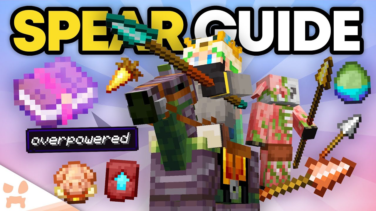 EVERYTHING ABOUT THE SPEAR IN THE NEW MINECRAFT UPDATE! - YouTube