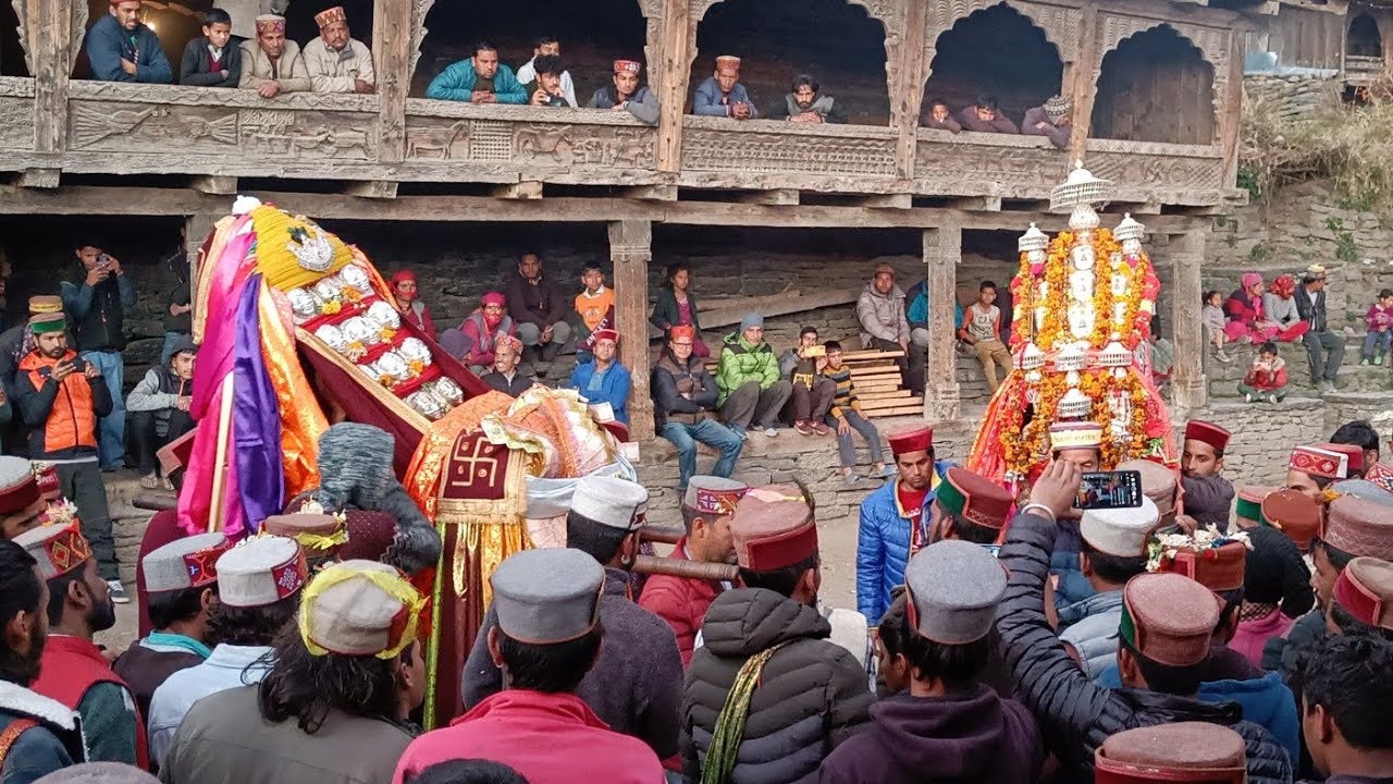 जब पहली बार देवता नांडू फांगी (नांडू देऊ) अपने गुरू जीव नारायण से मिलने जाणा पहुंचे..