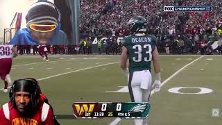 COWBOYS FAN REACTS TO BossManWann Crying loss! NFL Washington Commanders Vs Eagles NFC Champtionship