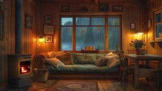 Tranquil Cabin Vibes: Fireplace Rain and Soothing Rain for Relaxation & Sleep by Cozy Atmosphere 229 views 3 weeks ago 10 hours, 5 minutes
