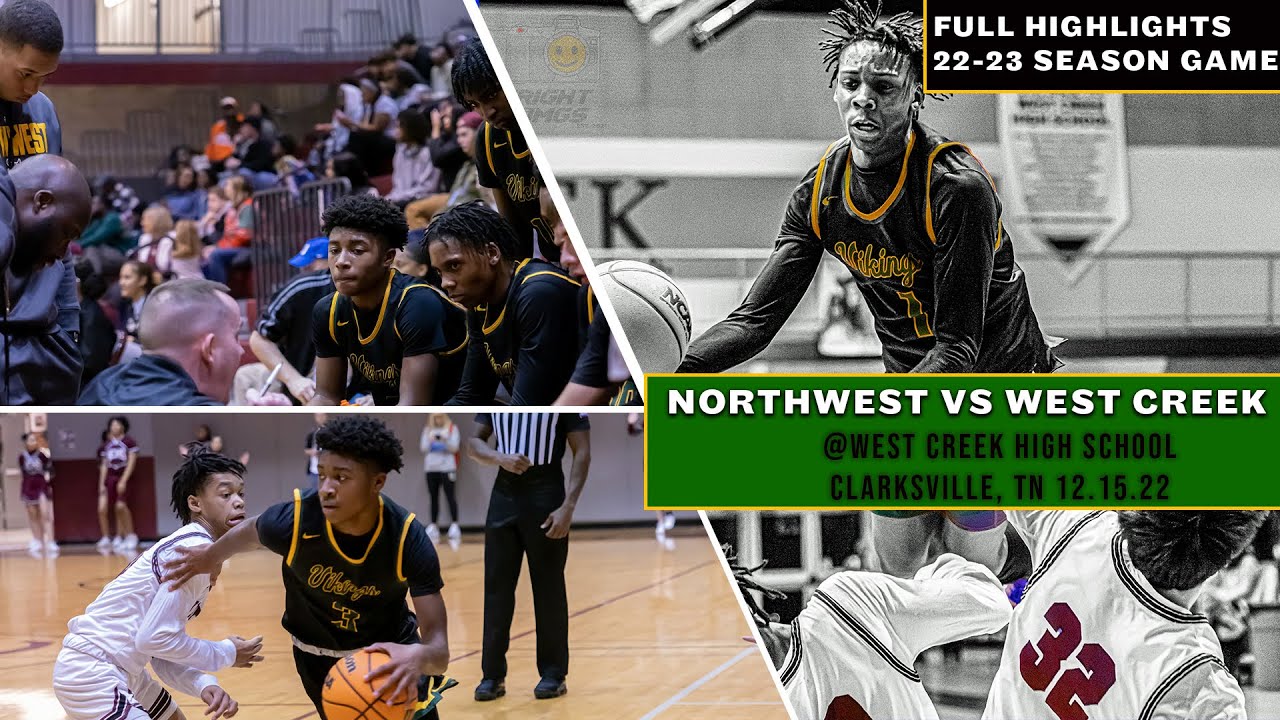 Northwest vikings vs west creek coyotes boys high school game 12 15 22