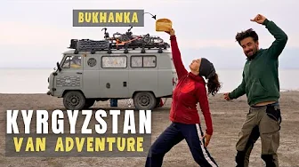 1 week with Soviet off-road bus in remote Central Asia #41