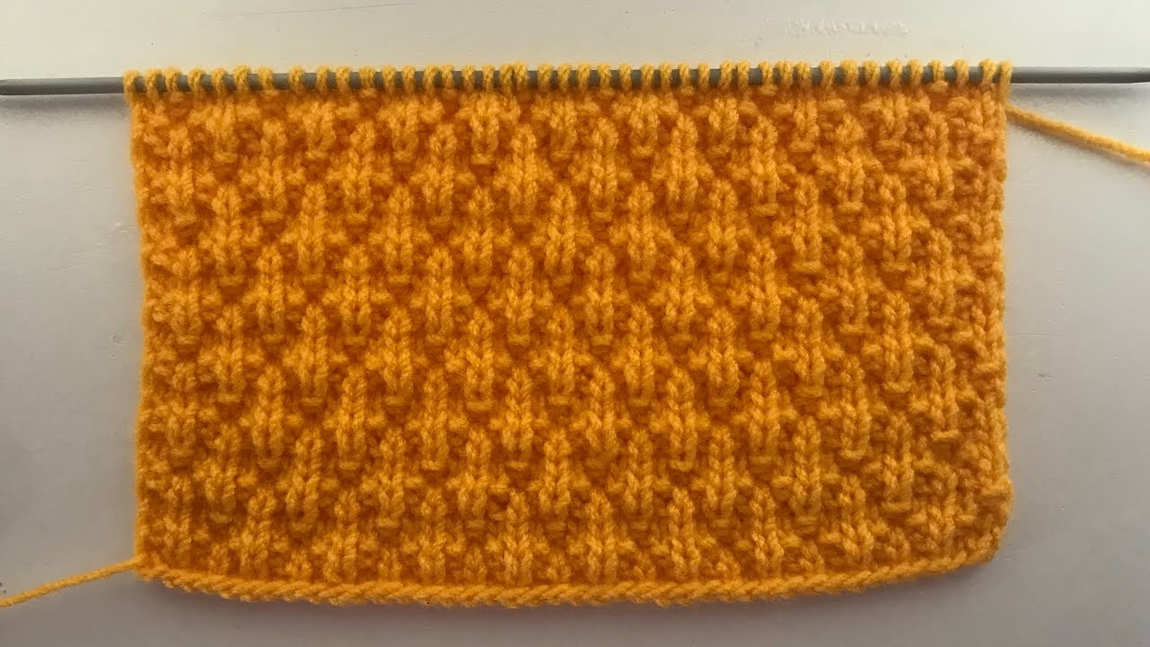 Beautiful Knitting Stitch Pattern For Sweater/Cardigan/Gents Sweater