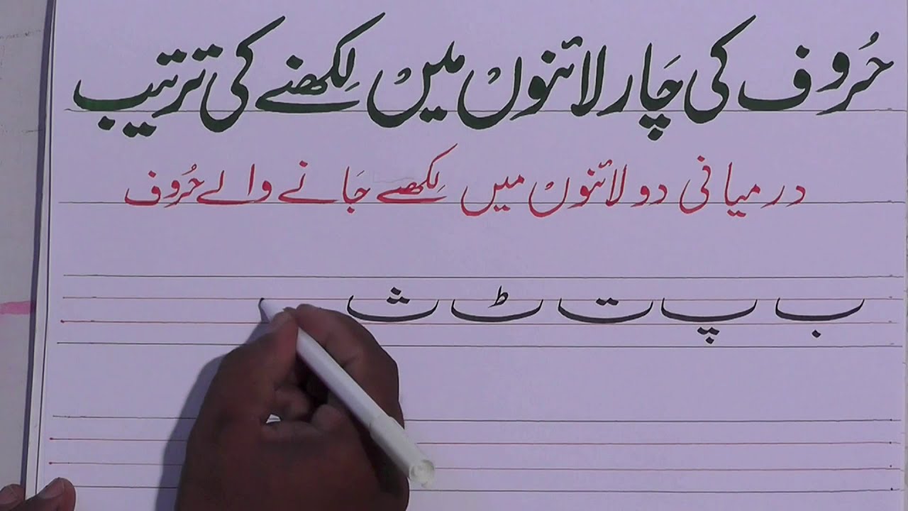 how to write homework in urdu