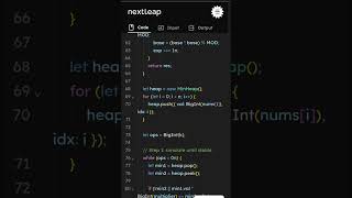 Replace Minimum Element K Times | Huge K Optimization | Min Heap | JavaScript | LeetCode