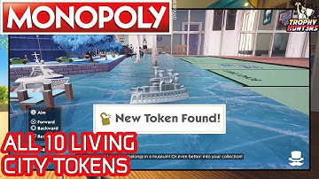 Monopoly - All 10 Living City Token Locations
