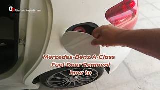 Mercedes-Benz A-Class (W176)  Fuel Door Removal how to