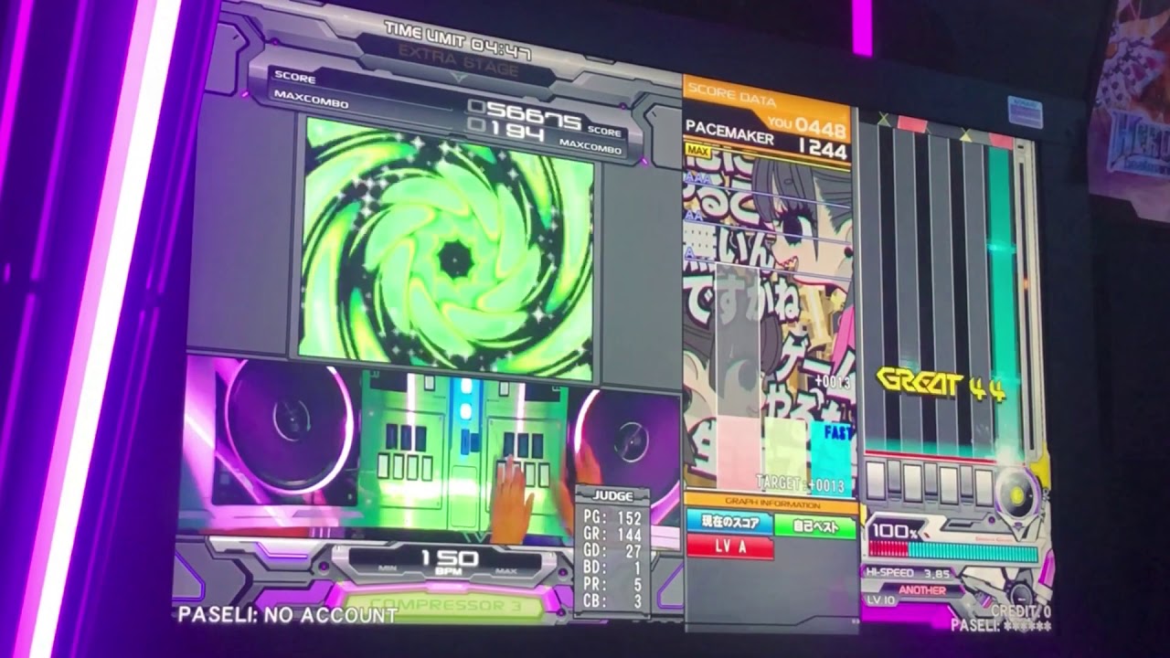 Beatmania Iidx 27 Heroic Verse 灼熱beach Side Bunny Masayoshi Iimori Remix Sp Another レベル10 Clear Youtube