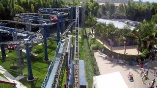 Most people think all wild mouse coasters look the same, but with it's
long, large drop after lift hill, off-set zig-zags & elevated station,
this mack r...