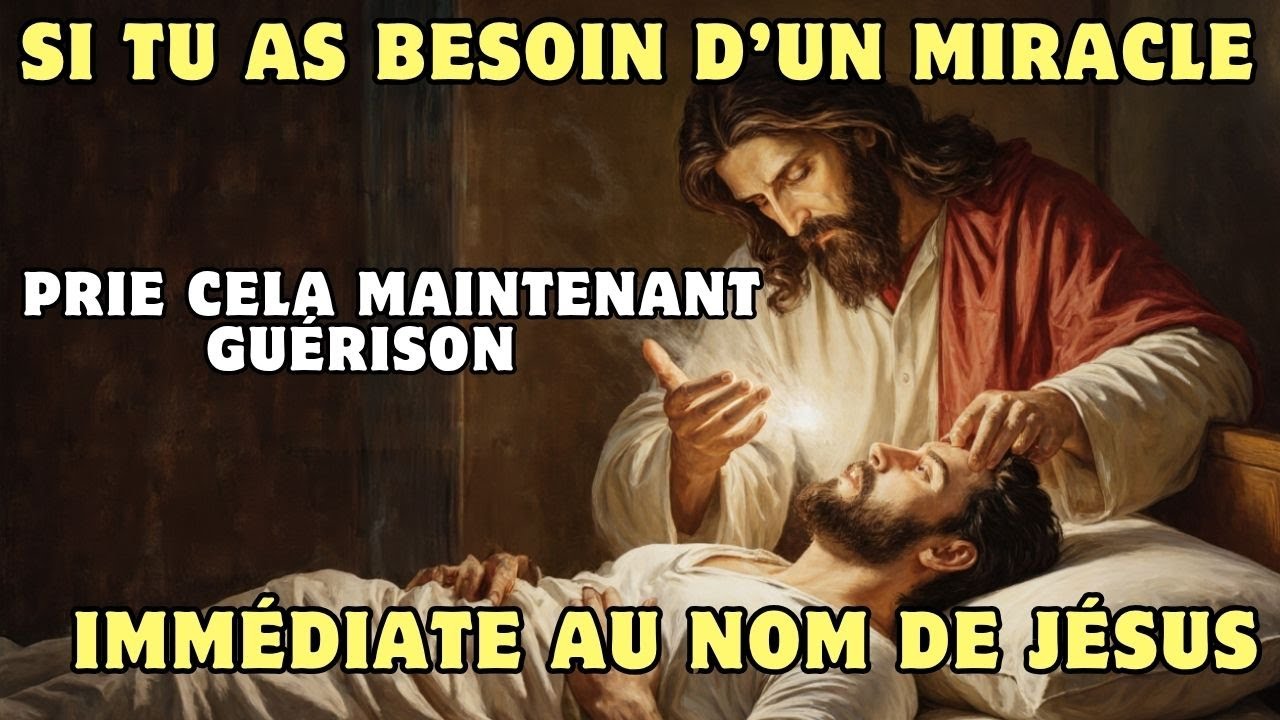🕊️ SI TU AS BESOIN D’UN MIRACLE, PRIE CELA MAINTENANT | GUÉRISON IMMÉDIATE AU NOM DE JÉSUS