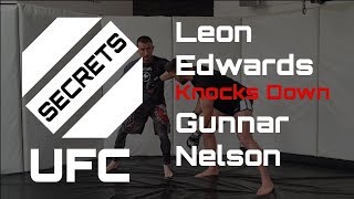 Elbow On The Clinch Break : Edwards Anti Wrestling On Gunnar Nelson