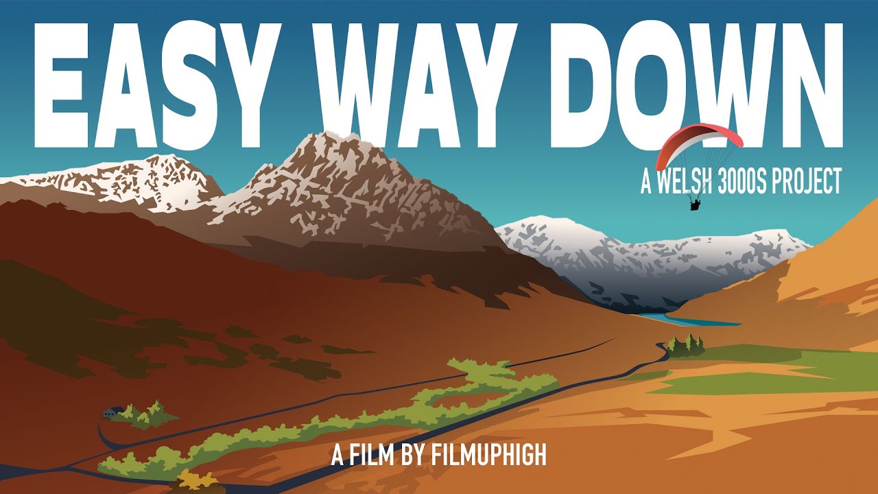 Climbing every Welsh 3000ft mountain and paragliding down. Hike and Fly.