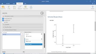 2-Way ANOVA using JAMOVI