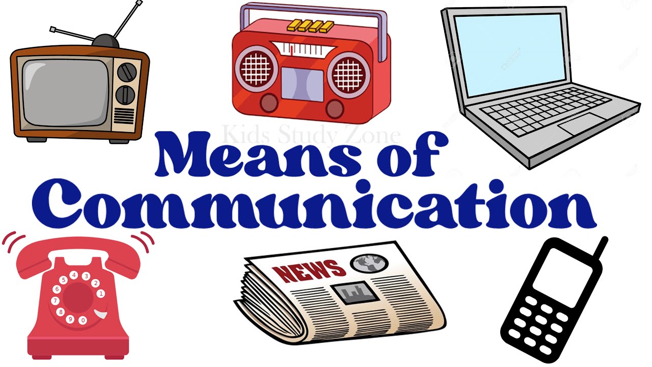 Means of Communication | Means of communication for kids | Educational ...