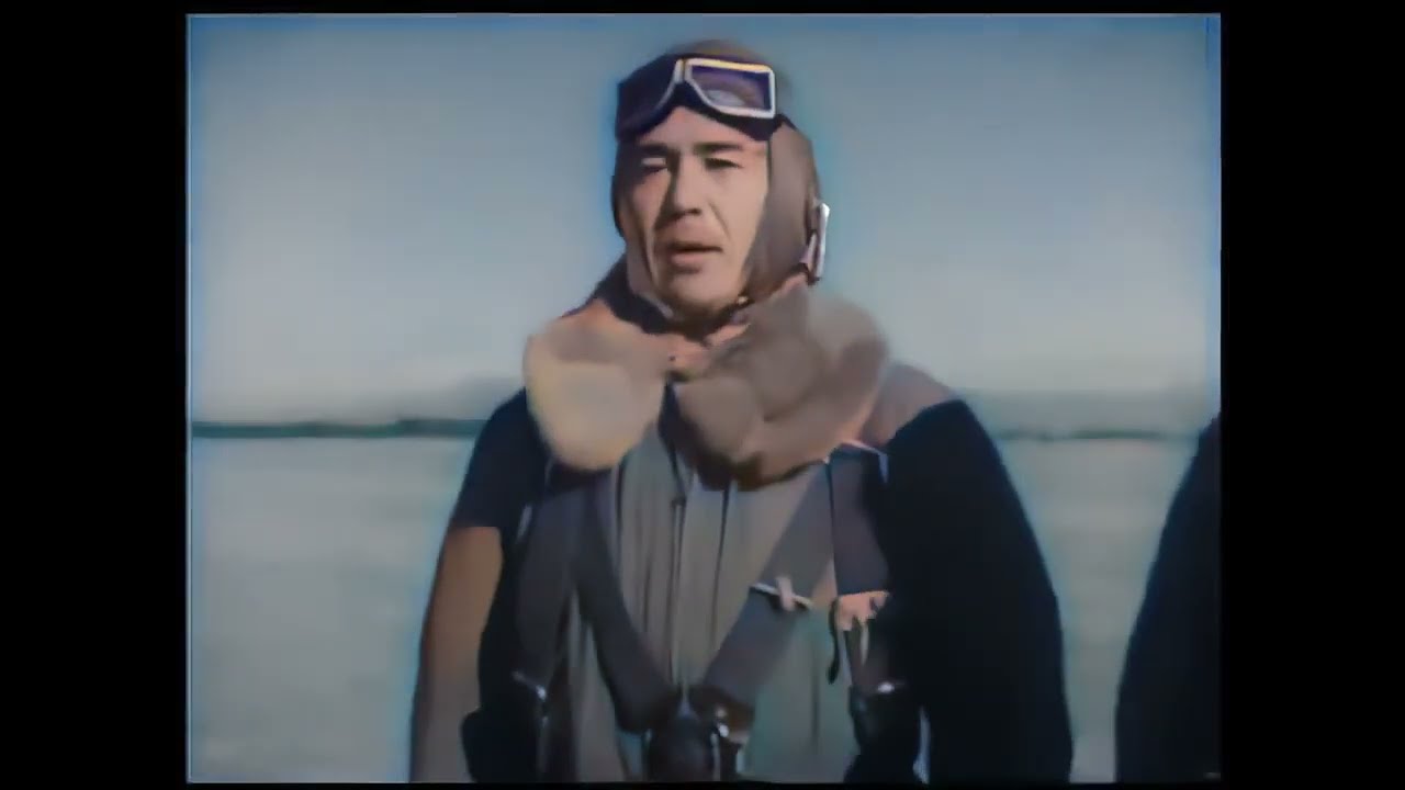 ミッシェル・バテュ 燃える空 燃ゆる大空 / The Burning Sky (1940) [カラー化 映画 フル